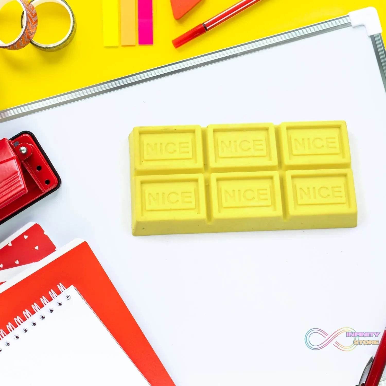 Chocolate Shaped Erasers for Kids - Soft Erasers for School & Office - infinityexculsivestore.com