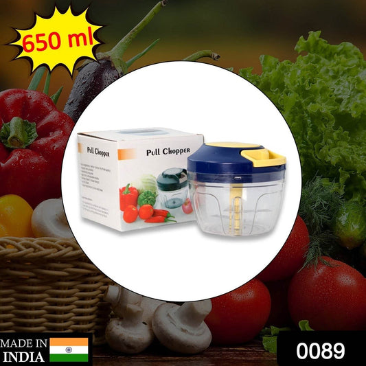 Chopper with Blades for Effortlessly Chopping Vegetables and Fruits for Your Kitchen (650ml) - infinityexculsivestore.com