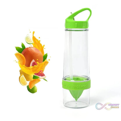Citrus Zinger Sports Bottle with Juice Maker Infuser - infinityexculsivestore.com