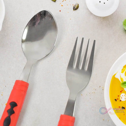 Classic Cutlery Set for Dining Table Stainless Steel 24-Piece Set With Stand (1 Set - infinityexculsivestore.com