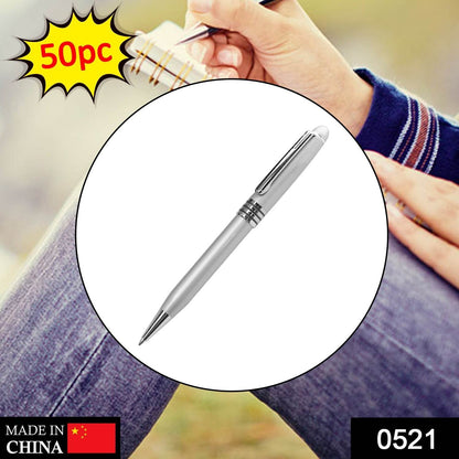 Classic Silver Ball Pen (Pack of 50) - infinityexculsivestore.com