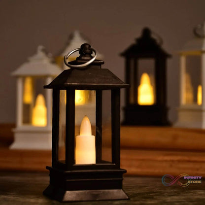 Classic Style Lantern With Artificial Rustic Battery - Operated Flameless Candle Light For Home Decoration - Good For Indoor & Outdoor Use (Pack of 24) - infinityexculsivestore.com