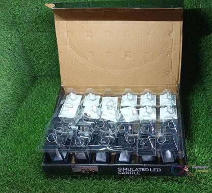 Classic Style Lantern With Artificial Rustic Battery - Operated Flameless Candle Light For Home Decoration - Good For Indoor & Outdoor Use (Pack of 24) - infinityexculsivestore.com