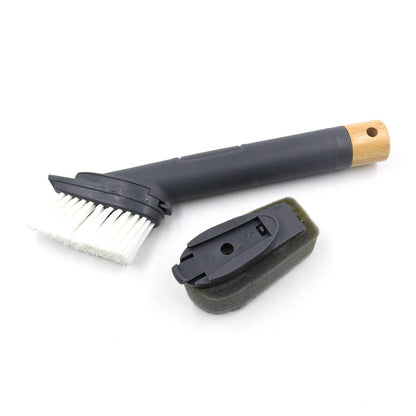 Cleaning Brushes Set, Scrub Brush Bathroom Brush, Long Handle Liquid Dispenser Pot Washing Brush - infinityexculsivestore.com