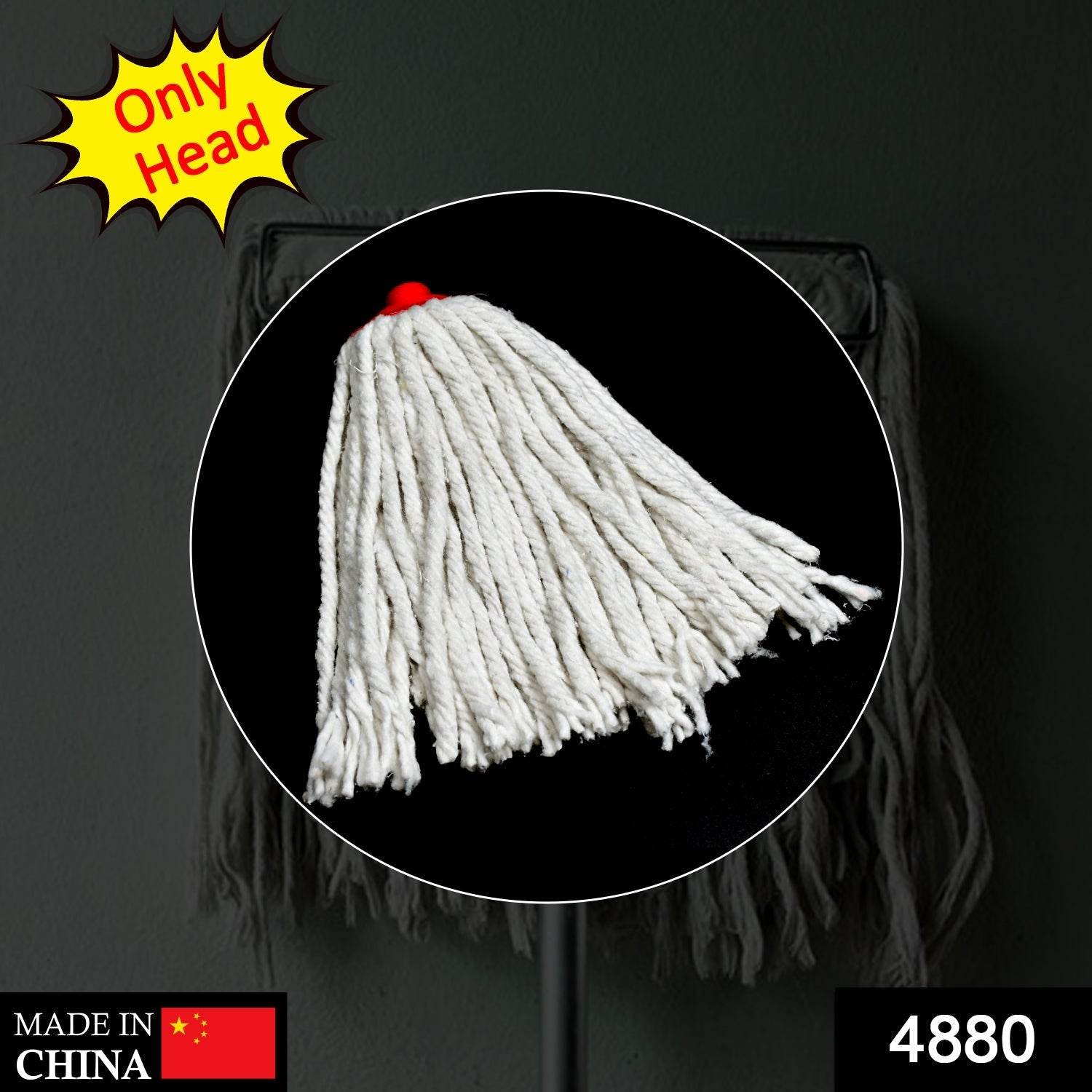 Cleaning Mop Head Used for Cleaning Dusty and Wet Floor Surfaces and Tiles. (Only Head) - infinityexculsivestore.com