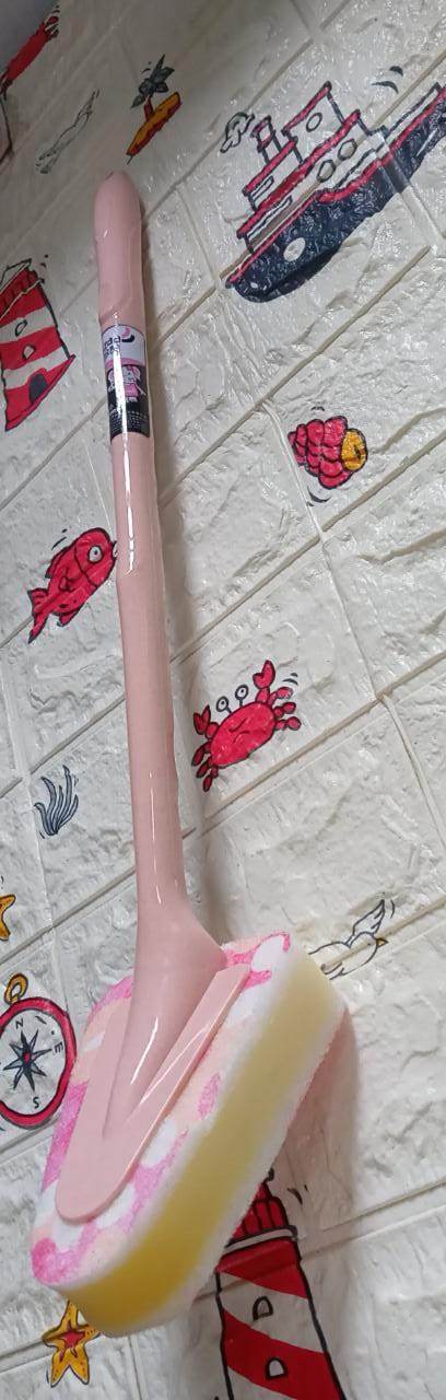 Cleaning Supplies Kitchen Handle Universal Triangular Sponge Multifunctional Bathroom Brush Handle Kitchen , Dining & Bar - infinityexculsivestore.com