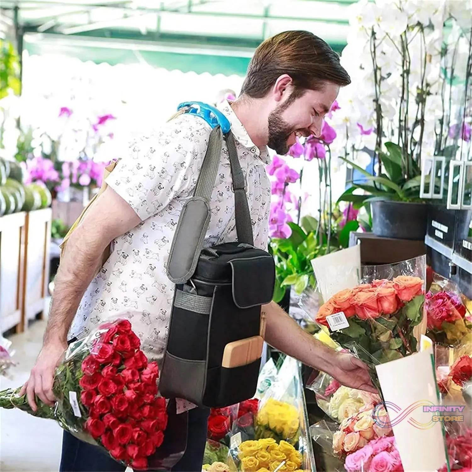 Click & Carry Grocery Bag Holder (1 Pc / Multi Color) - infinityexculsivestore.com
