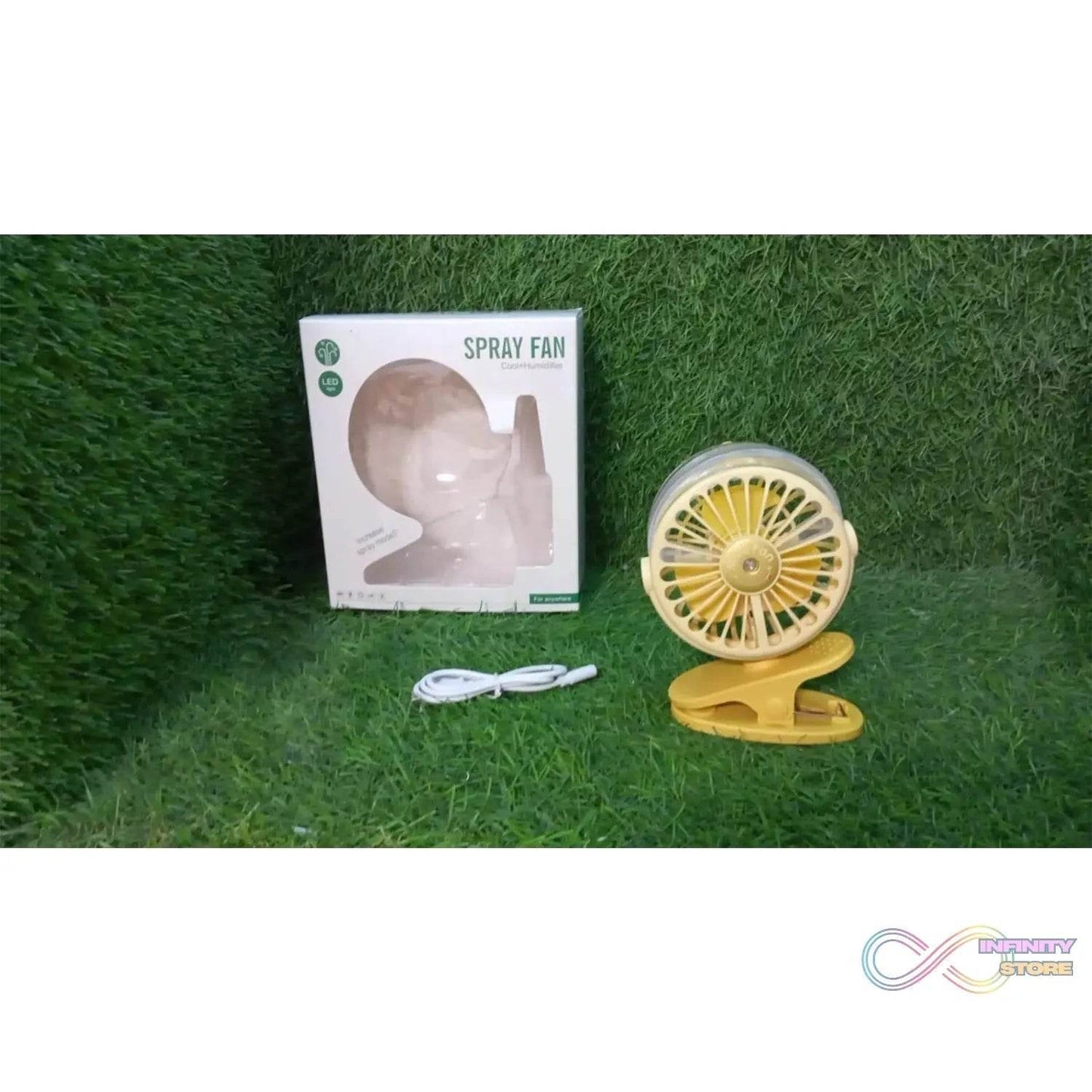 Clip Desk Fan Portable Wind Desktop Table Cooling Fan in Single Button, Adjustment Mini Personal Fan for Home Desktop Office Car Indoor Outdoor Travel (Battery Not Include) - infinityexculsivestore.com