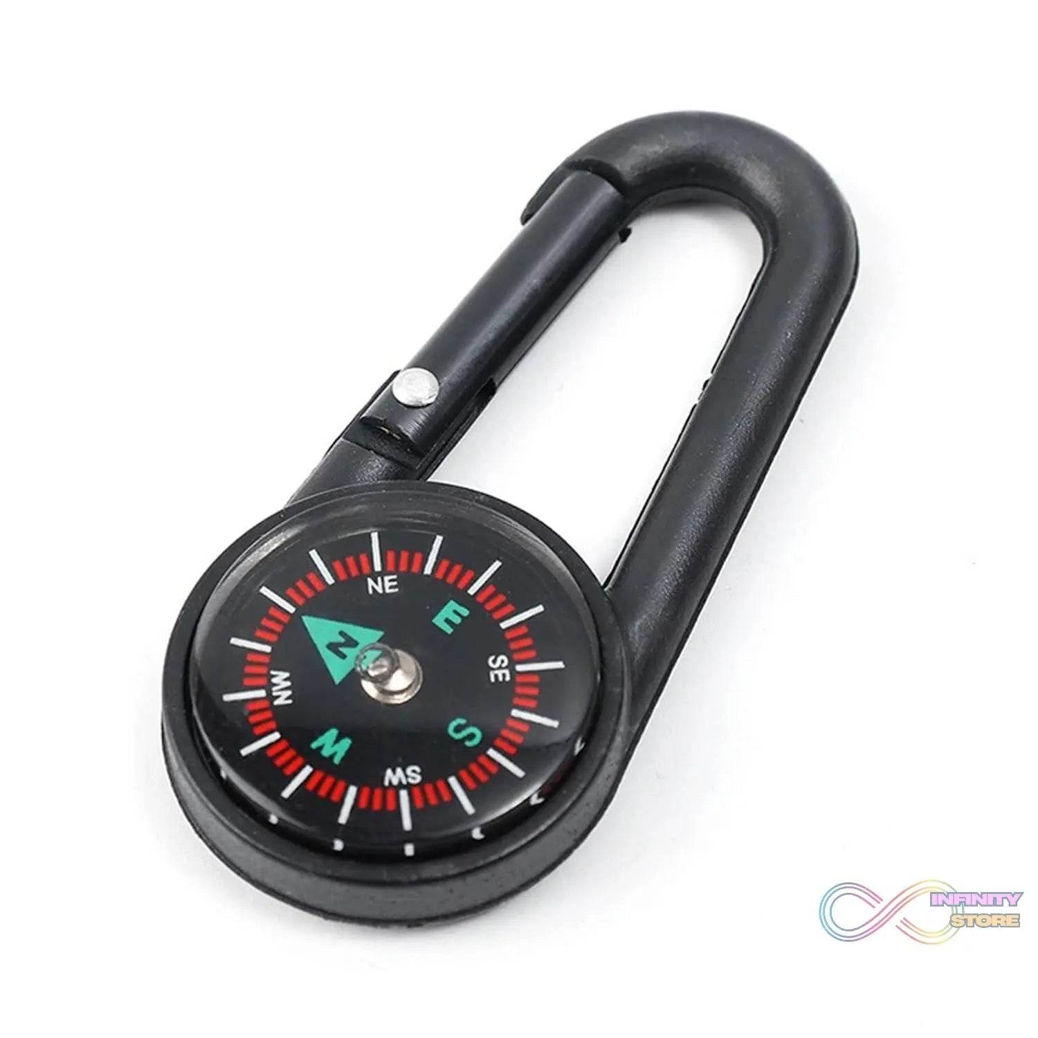 Clip Snap Hook Mini Compass (1 Pc / Mix Design) - infinityexculsivestore.com
