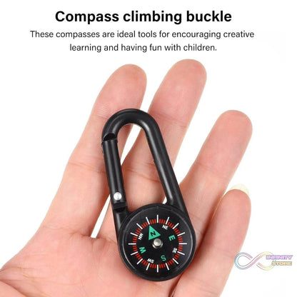 Clip Snap Hook Mini Compass (1 Pc / Mix Design) - infinityexculsivestore.com