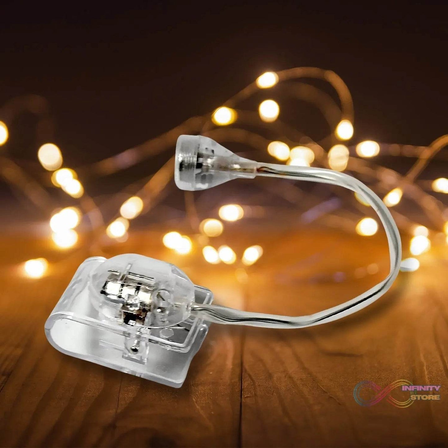 Clip light Portable Clip Light Transparent Clip light Outdoor & indoor Use - infinityexculsivestore.com