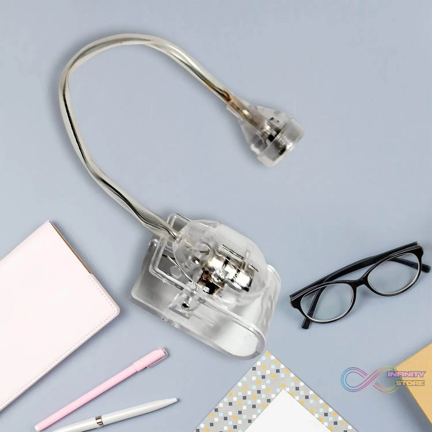 Clip light Portable Clip Light Transparent Clip light Outdoor & indoor Use - infinityexculsivestore.com