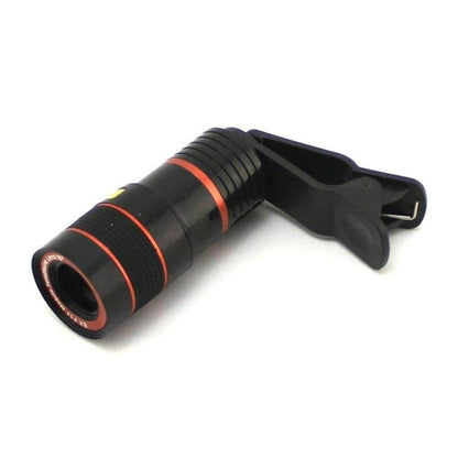 Clip-on 8X Optical Zoom Telescope Phone Camera Lens - infinityexculsivestore.com