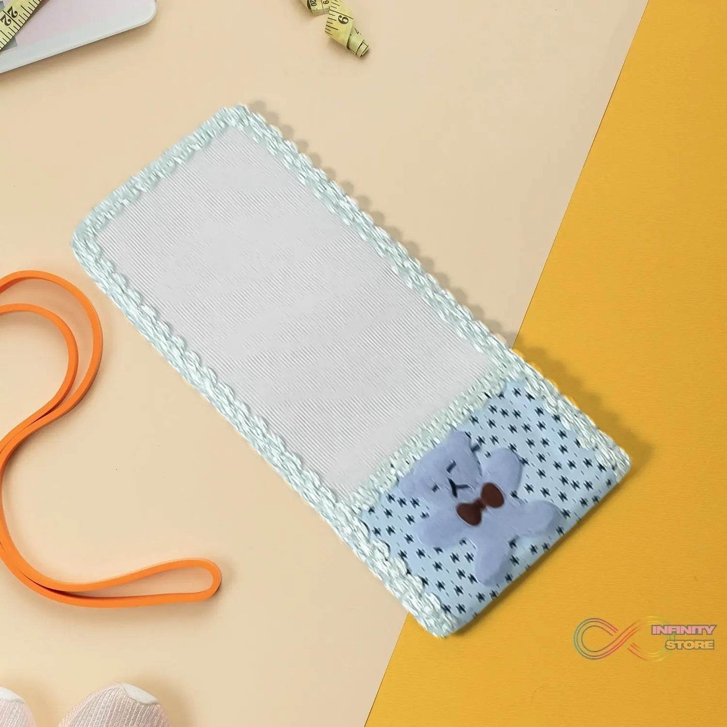 Cloth Lace Remote Control Cover Remote Case (1 Pc / 18×8 CM / Small) - infinityexculsivestore.com