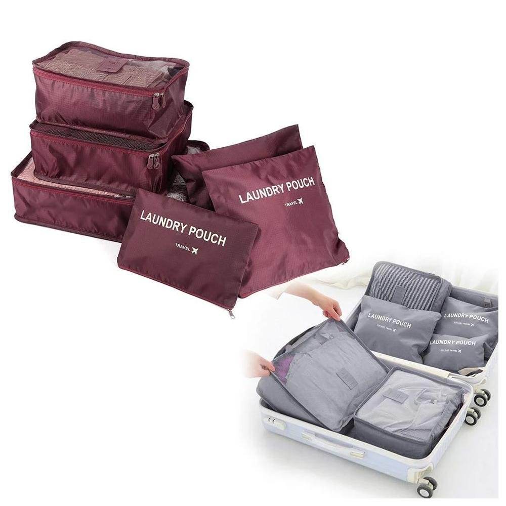 Cloth Organizer Pouch Laundry Zipper Bags (6 pcs) - infinityexculsivestore.com