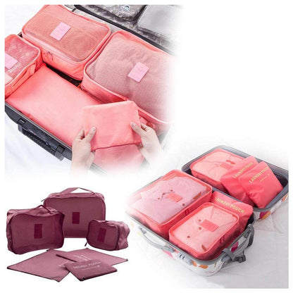 Cloth Organizer Pouch Laundry Zipper Bags (6 pcs) - infinityexculsivestore.com