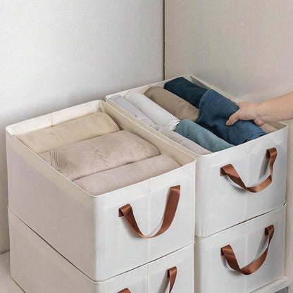 Cloth storage baskets, closet storage bins (42×28 Cm) - infinityexculsivestore.com