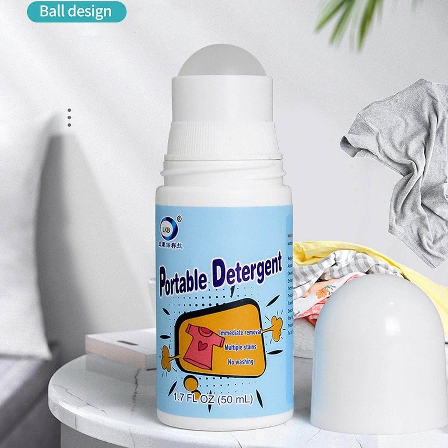 Clothes Stain Remover Bead Design Emergency Stain Rescue Roller Cleaner for Natural Fabric Removes Oil Almost All Types of Fabrics - infinityexculsivestore.com