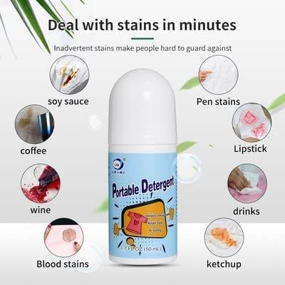 Clothes Stain Remover Bead Design Emergency Stain Rescue Roller Cleaner for Natural Fabric Removes Oil Almost All Types of Fabrics - infinityexculsivestore.com