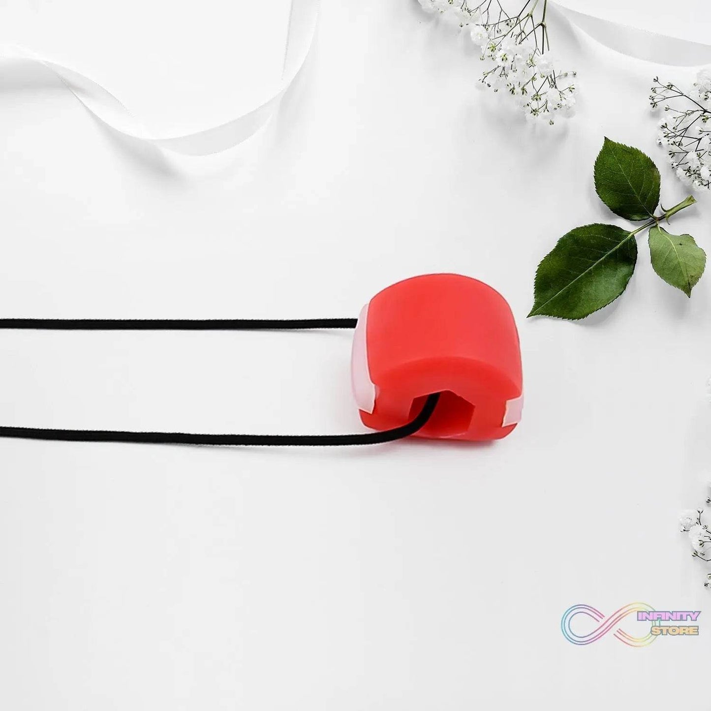 Cn Red Mouth Exerciser Used To Gain Sharp And Chiselled Mouth Easily And Fast. - infinityexculsivestore.com