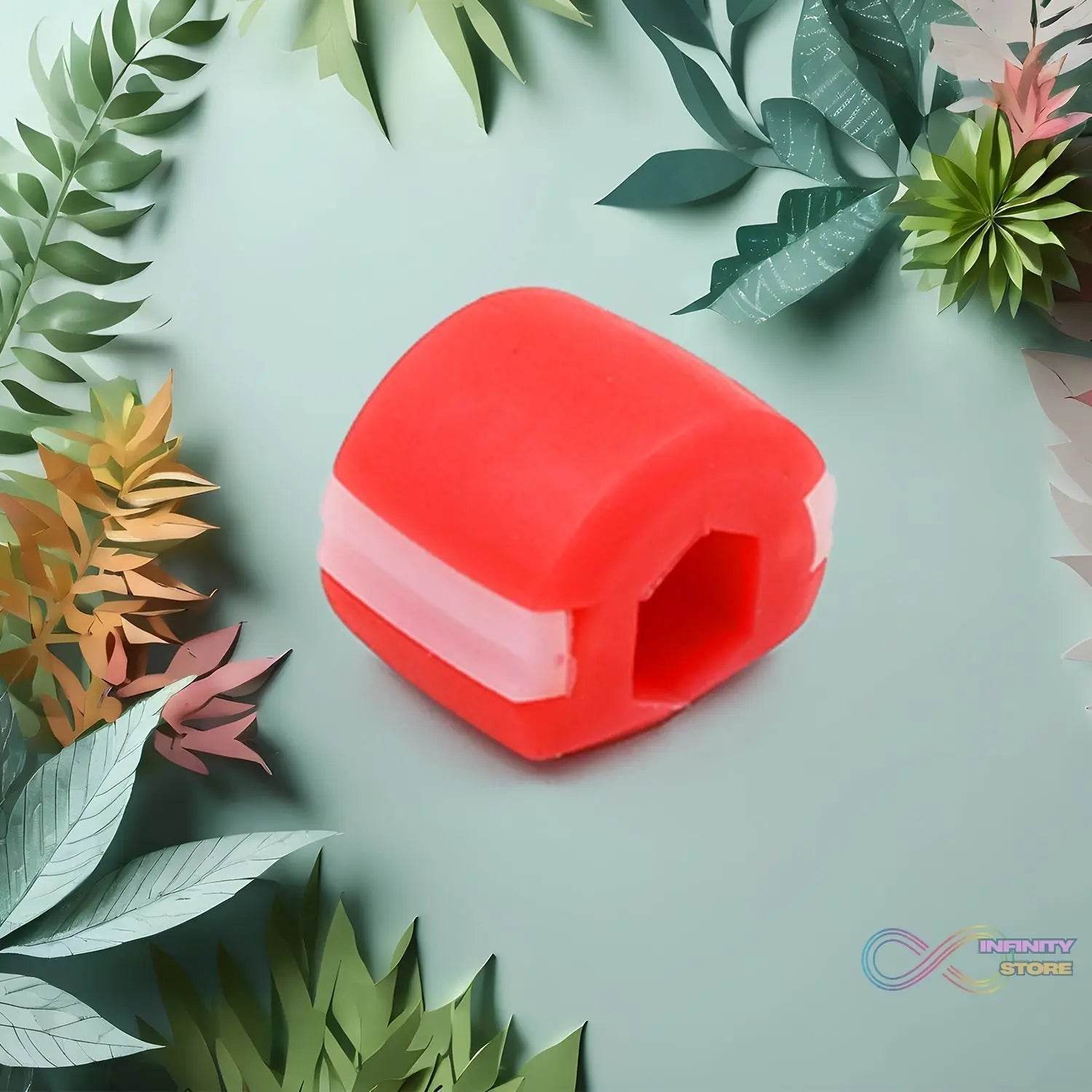Cn Red Mouth Exerciser Used To Gain Sharp And Chiselled Mouth Easily And Fast. - infinityexculsivestore.com