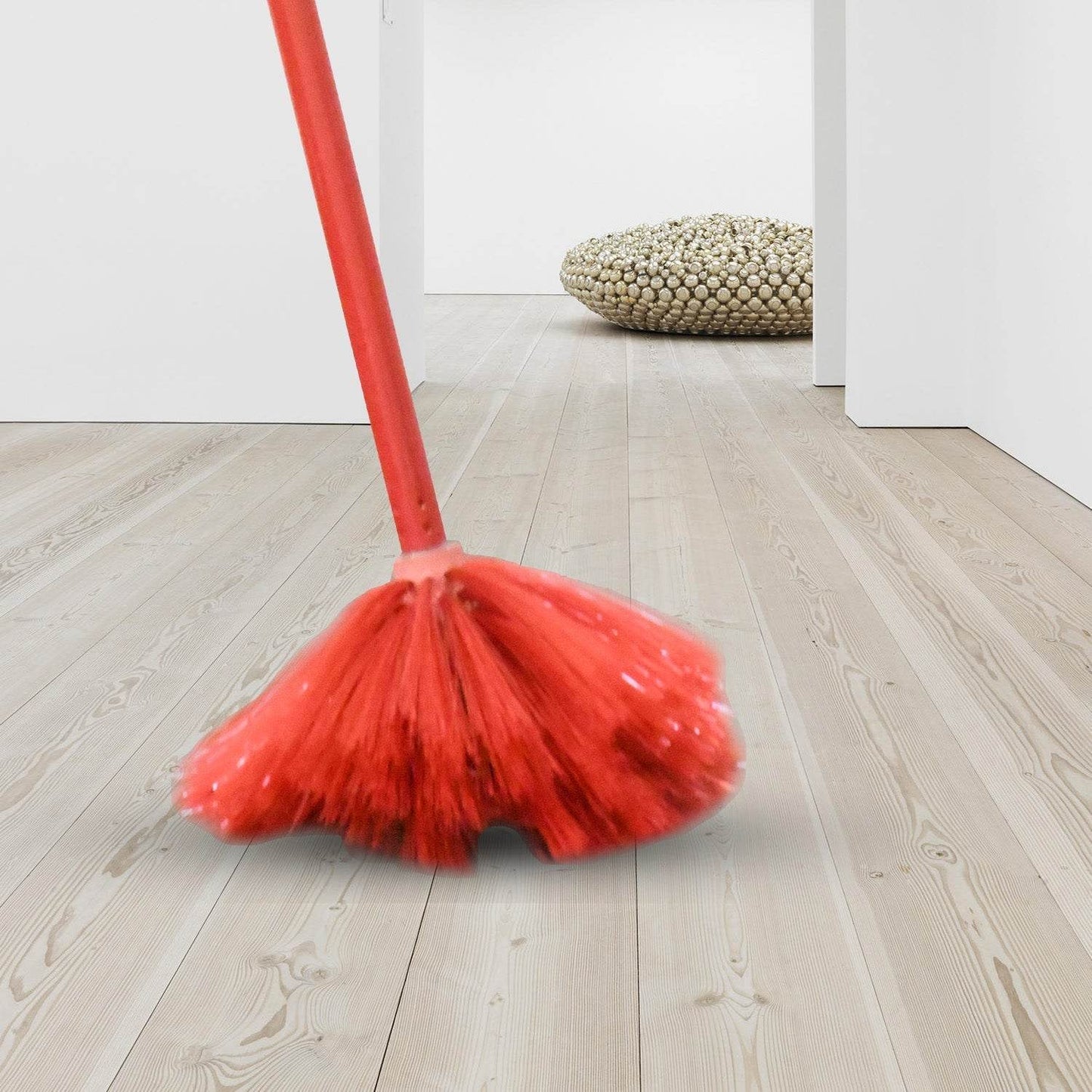 Cobweb Brush With Metal Strong Long Extendable Handle for Dusting, Ceiling Cobweb Cleaning, Brush for Lights, Fans & Webs Cleaning for Home / Kitchen (90 Inch / MOQ :- 6 Pc) - infinityexculsivestore.com