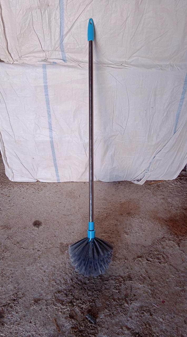 Cobweb Brush With Stainless Steel Strong Long Extendable Handle for Dusting, Ceiling Cobweb Cleaning, Brush for Lights, Fans & Webs Cleaning for Home / Kitchen - infinityexculsivestore.com