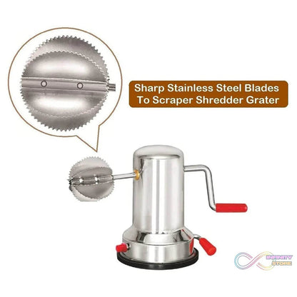 Coconut scrapers Machine Manual Steel For Home & Kitchen Use - infinityexculsivestore.com