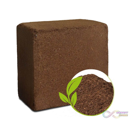 Cocopeat Block Organic Fertilizer and Soil Manure Potting Mixture for Home Gardening and Potted Plants (1 KG.) - infinityexculsivestore.com