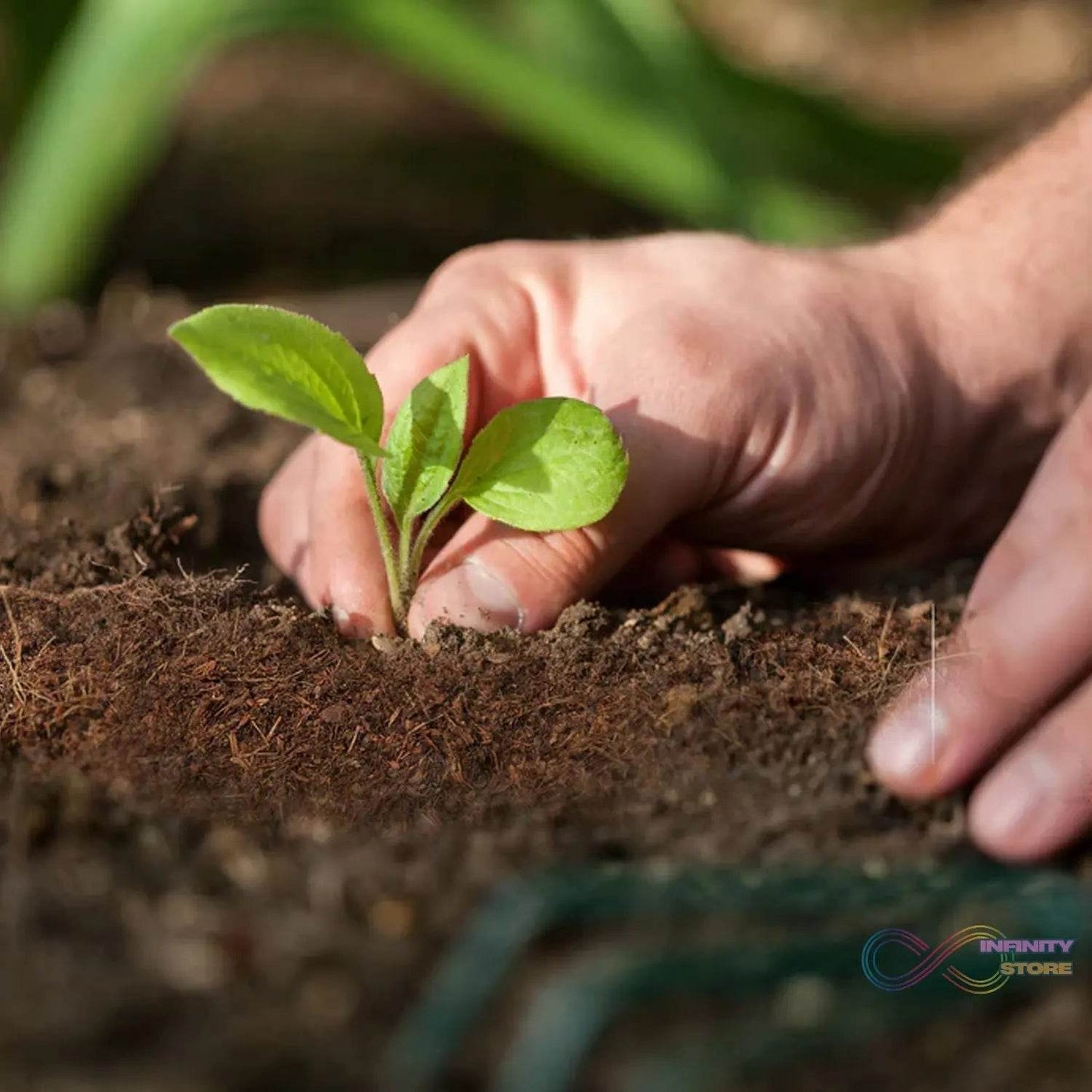 Cocopeat Block Organic Fertilizer and Soil Manure Potting Mixture for Home Gardening and Potted Plants (1 KG.) - infinityexculsivestore.com