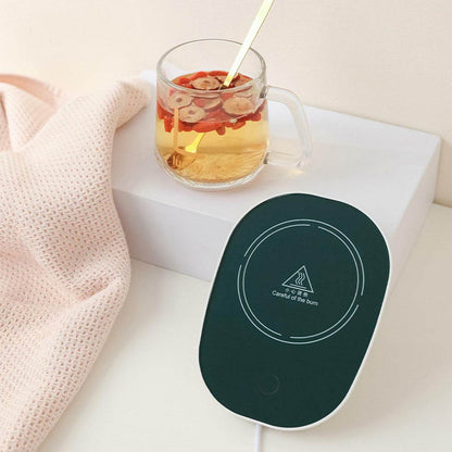 Coffee Mug Warmer For Having Coffee Along With The Warmer That Keeps It Hot. - infinityexculsivestore.com