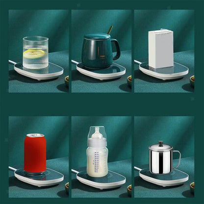 Coffee Mug Warmer For Having Coffee Along With The Warmer That Keeps It Hot. - infinityexculsivestore.com