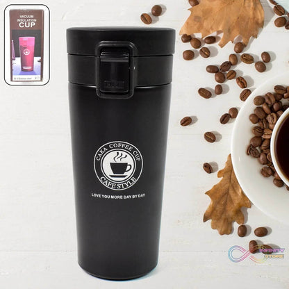 Coffee Travel Mug Insulated Coffee Cup with Leakproof Lid (380ml Approx / 1 Pc) - infinityexculsivestore.com