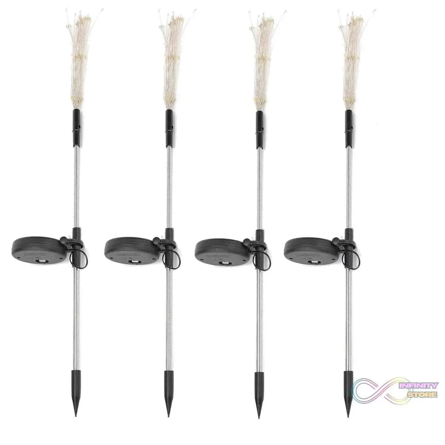 Colorful Multi Led Outdoor Solar Garden Lights (4 Pcs Set) - infinityexculsivestore.com