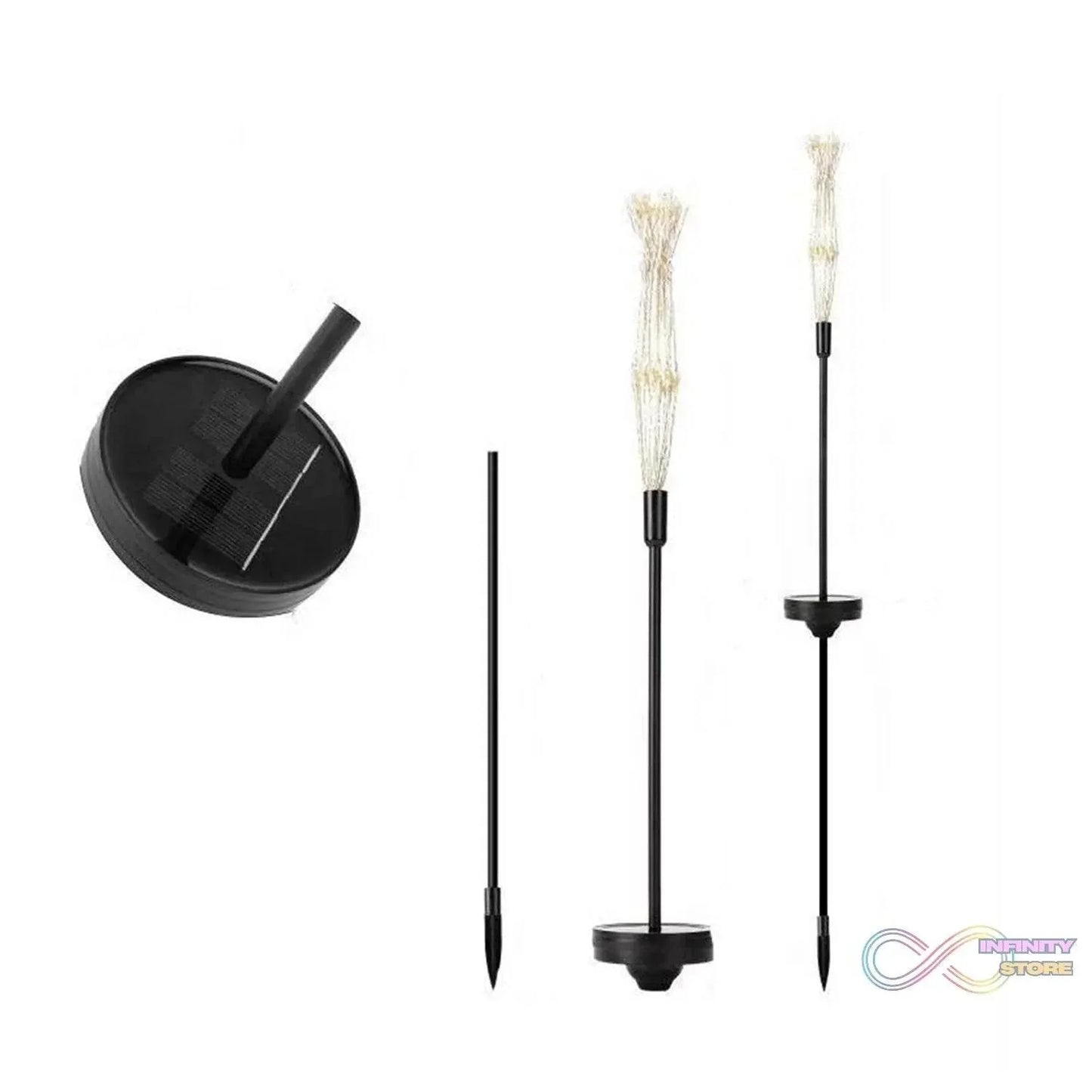 Colorful Multi Led Outdoor Solar Garden Lights (4 Pcs Set) - infinityexculsivestore.com