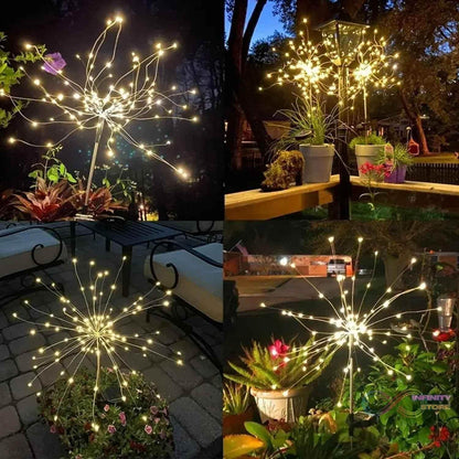 Colorful Multi Led Outdoor Solar Garden Lights (4 Pcs Set) - infinityexculsivestore.com