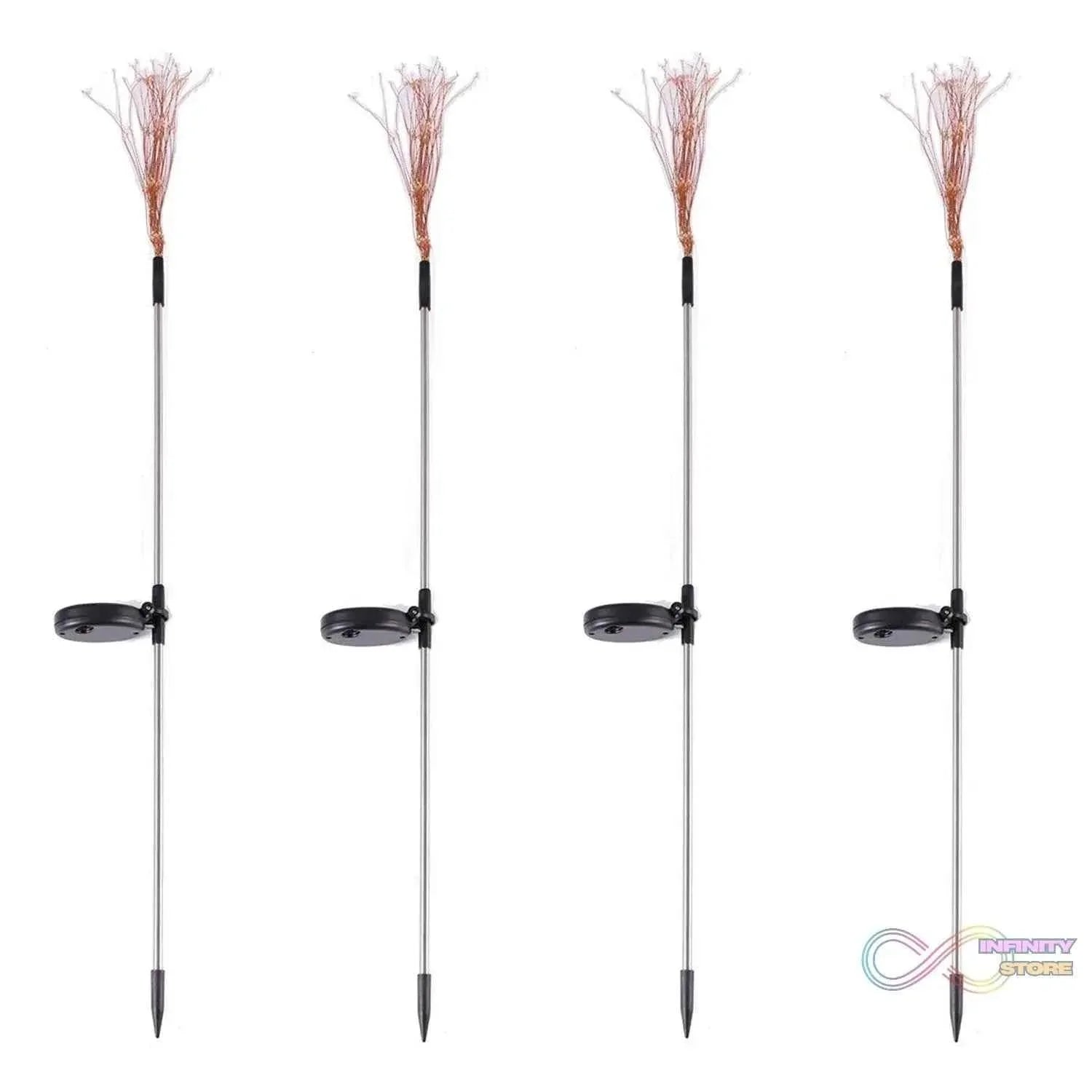 Colorful Multi Led Outdoor Solar Garden Lights (4 Pcs Set) - infinityexculsivestore.com