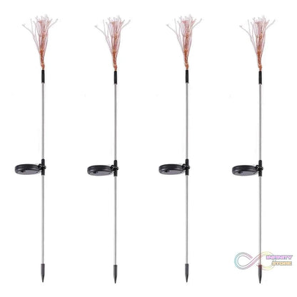 Colorful Multi Led Outdoor Solar Garden Lights (4 Pcs Set) - infinityexculsivestore.com