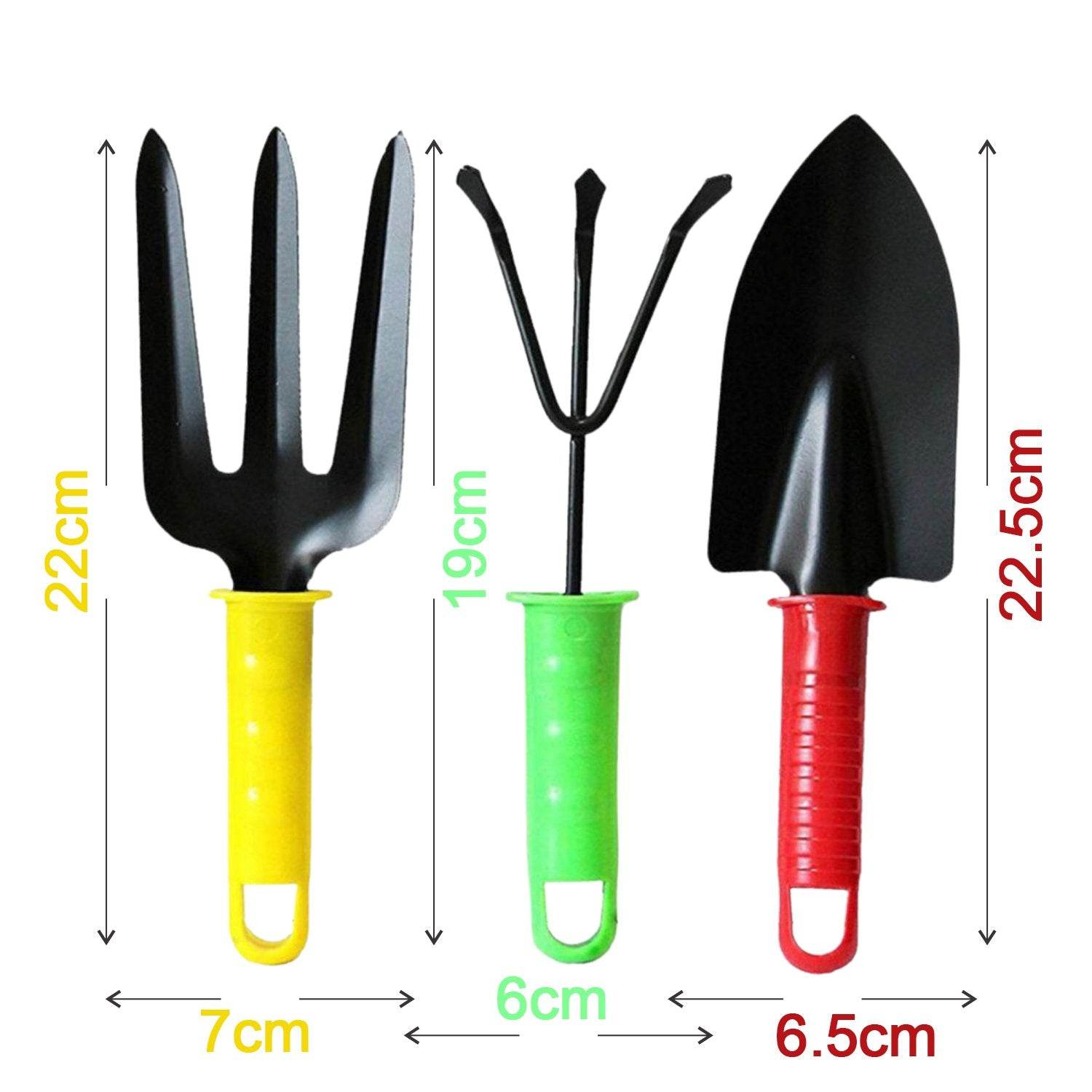 Colorfull Garden Tool Set Set of 3Pc - infinityexculsivestore.com
