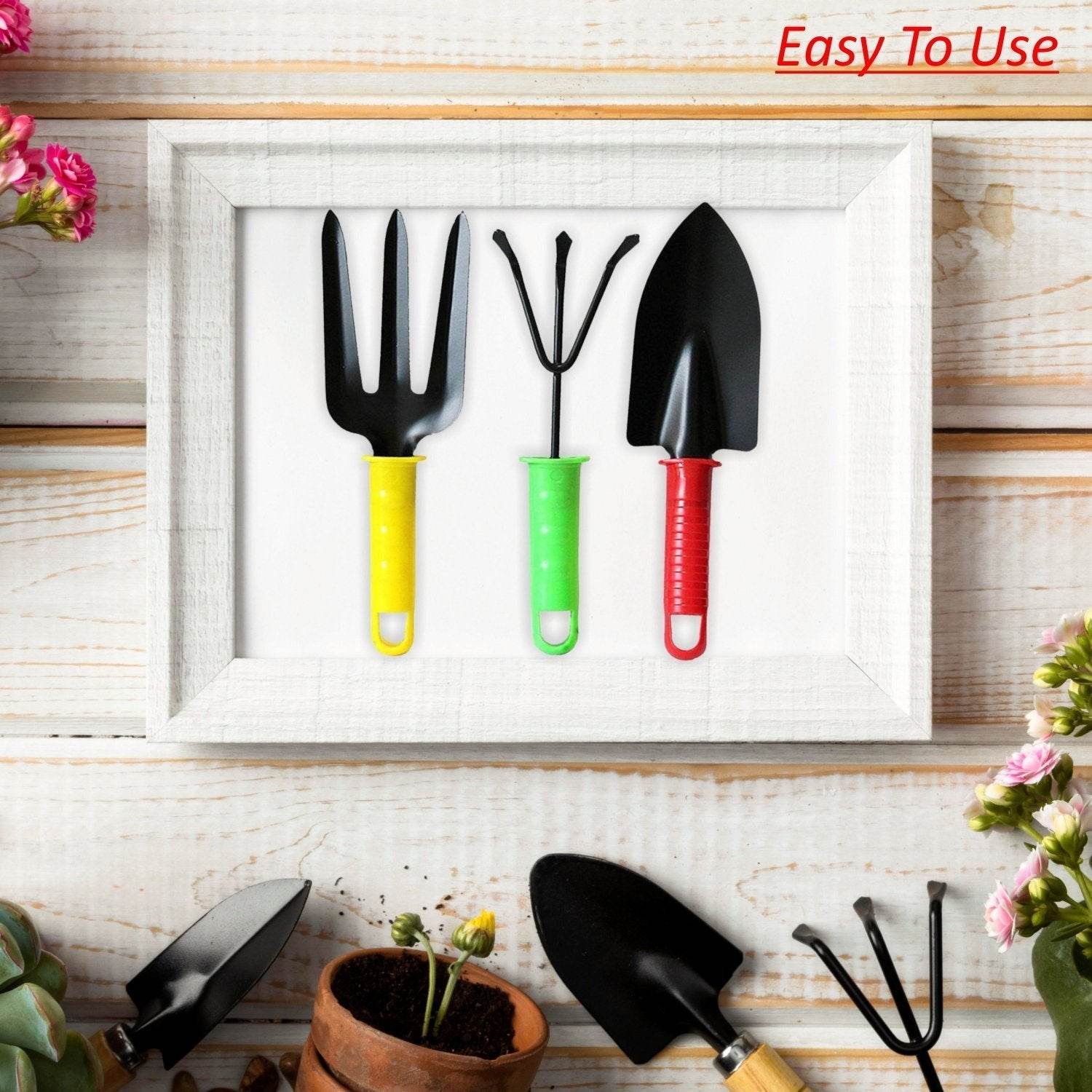 Colorfull Garden Tool Set Set of 3Pc - infinityexculsivestore.com