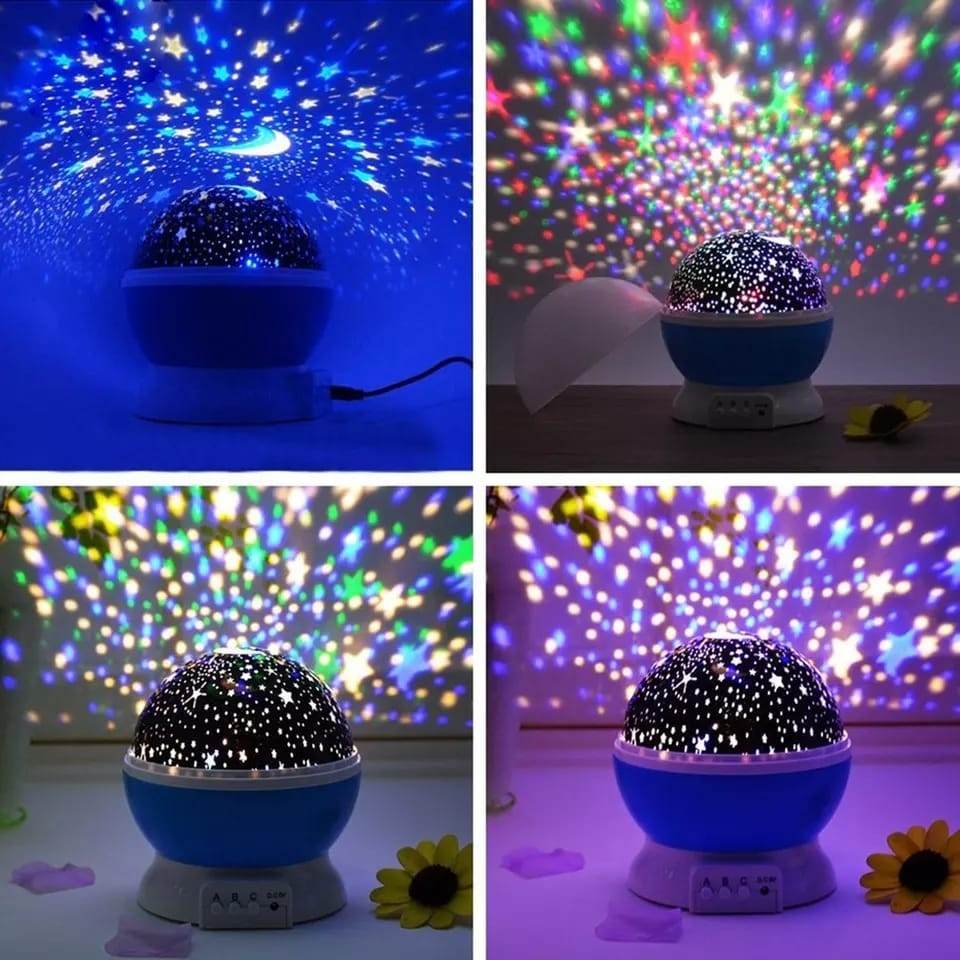 Colour Changing Good Night Star Master Rotating Projection Night Lamp - infinityexculsivestore.com