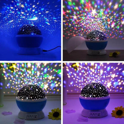 Colour Changing Good Night Star Master Rotating Projection Night Lamp - infinityexculsivestore.com