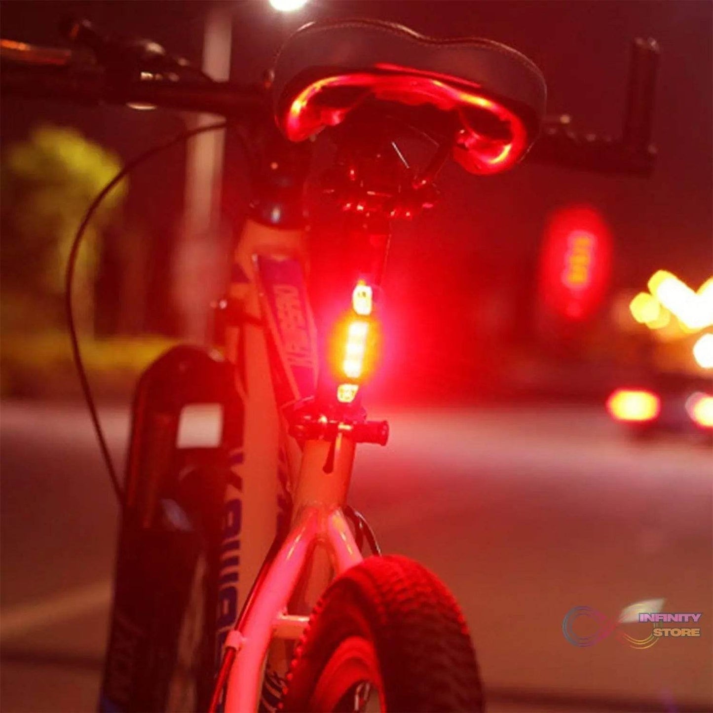 Combo of Bicycle LED USB Rechargeable Head Light and Tail Light (2 Pc Set) - infinityexculsivestore.com
