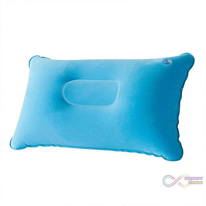 Comfortable Inflating Travel Pillow (34×21 Cm / 1 Pc / Mix Color) - infinityexculsivestore.com