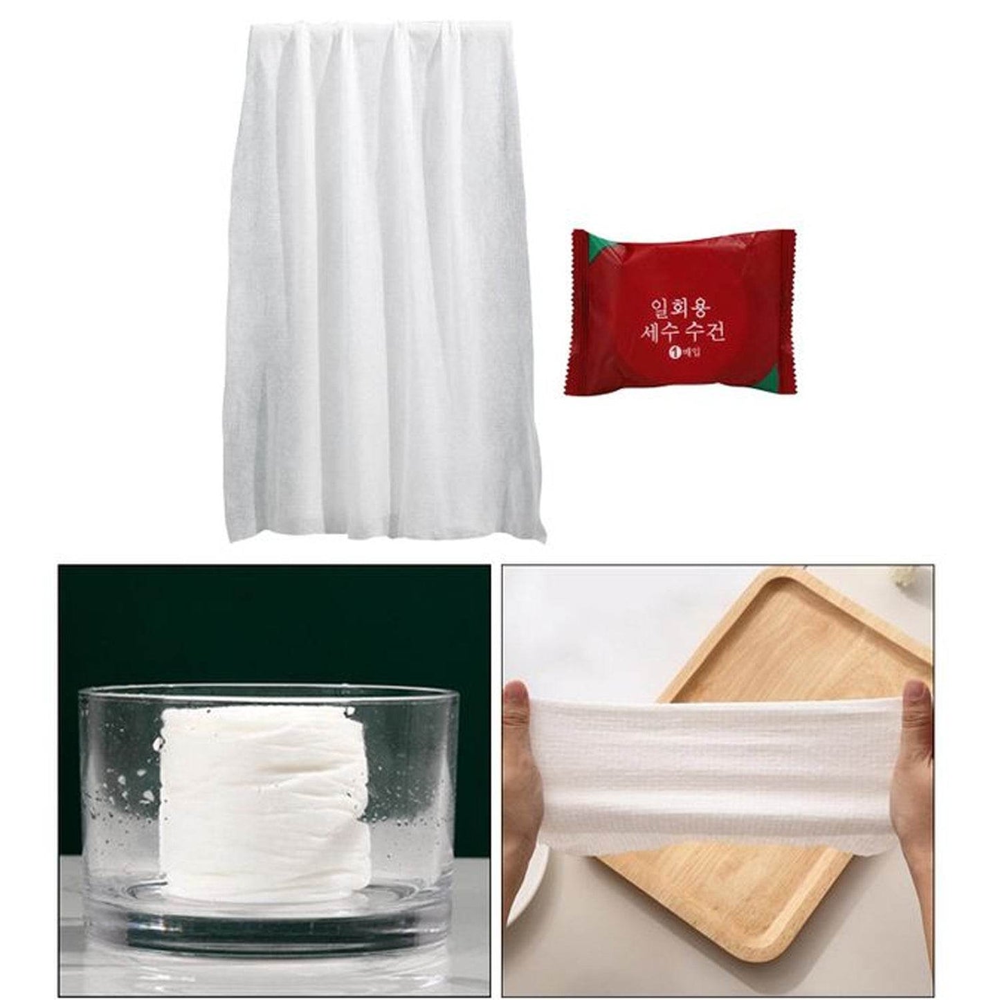 Compressed Towels Portable Disposable Compressed Cotton Coin Tissue Towel for Travel, Camping, Hiking, Sport, Beauty Salon, Home Hand Wipes (28x40 Inch) - infinityexculsivestore.com