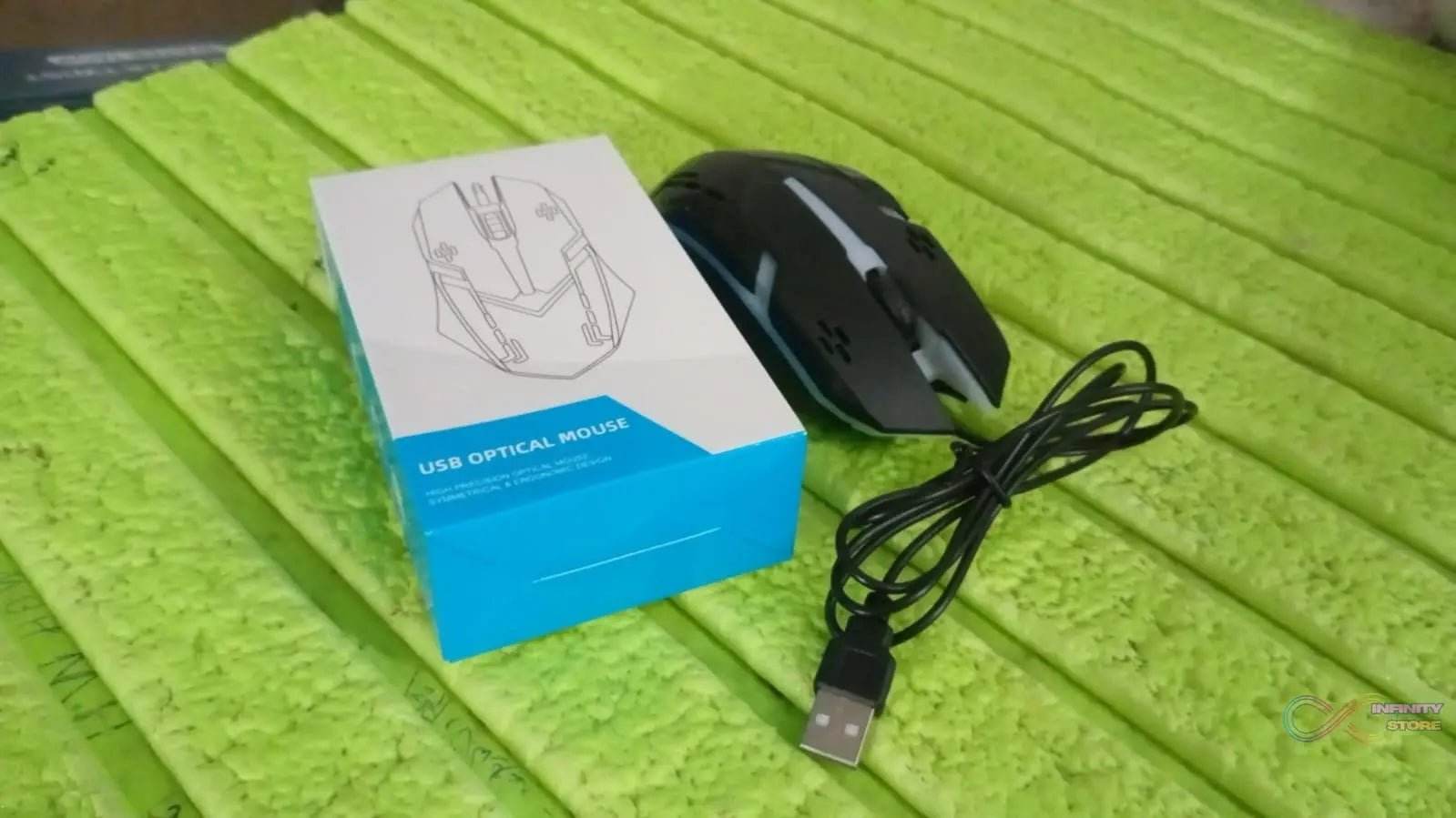 Computer / Laptop USB Wired Optical Mouse (1 Pc) - infinityexculsivestore.com