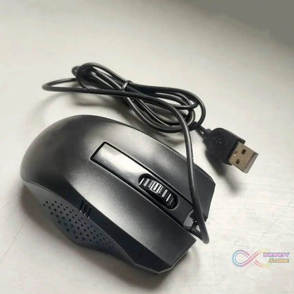 Computer / Laptop Wired Optical Mouse (1 Pc) - infinityexculsivestore.com