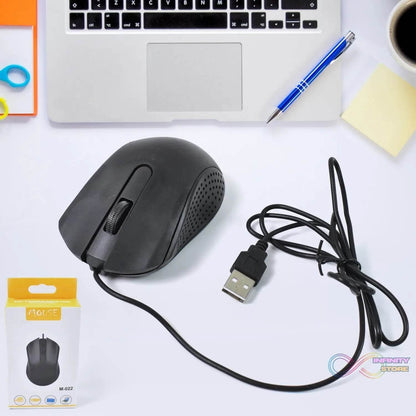 Computer / Laptop Wired Optical Mouse, M-022 (1 Pc) - infinityexculsivestore.com