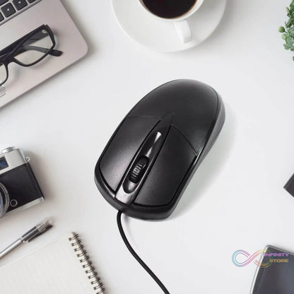 Computer / Laptop Wired Optical Mouse, M- 045 (1 Pc) - infinityexculsivestore.com