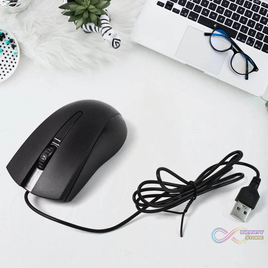 Computer / Laptop Wired Optical Mouse, X2 (1 Pc) - infinityexculsivestore.com